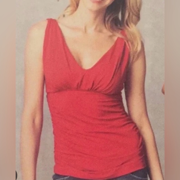 CAbi Tops - CAbi Red Sleeveless Top